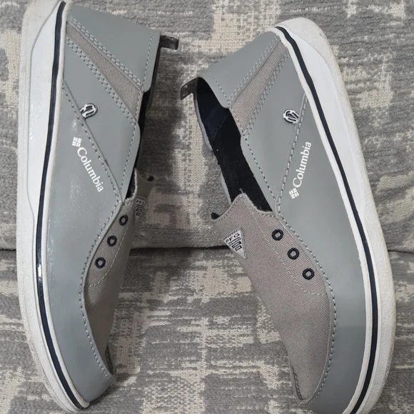 Columbia Gray Moccasin Slip-On Shoes - Picture 4 of 7